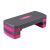 NeoSport verstellbares Fitness Step Pad, schwarzer und pinker Aerobic Stepper