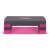 Neo-Sport Step-pad with adjustable height, 3 levels, pink and grey, with non-slip mat