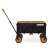 Humberg HM-513 folding wagon, black with orange accents, side view