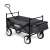 Humberg HM-514 foldable wagon, 80L capacity, grey