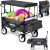 Humberg folding wagon with canopy, beach accessories
