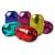 Assortment of 6 rolls of colorful curling ribbon for gift wrapping and party decorations