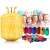 Ricokids Helium-Ballon-Set mit 0,42m3 Flasche, 50 bunten Ballons und 60m Band