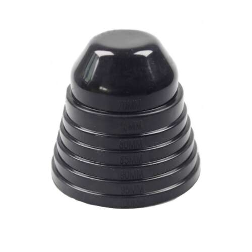 Univerzális Autó Fényszóró Védő Gumiharang, 70-100 mm, Fekete