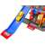 Close-up of the exit ramp of the multi-level parking garage playset