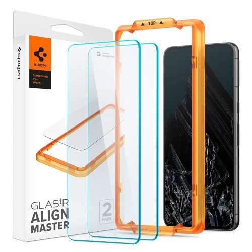Folie de protectie ecran Spigen Glas.TR Align Master pentru Google Pixel 8 Pro (set de 2)