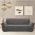 Universal gray velvet sofa cover 190-230cm