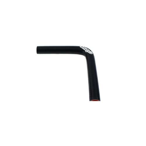 TurboWorks 90° 10mm XL Silikonbogen, schwarz, verstärkt, 5,5 bar Druck, -50°C bis +260°C Temperaturbeständigkeit