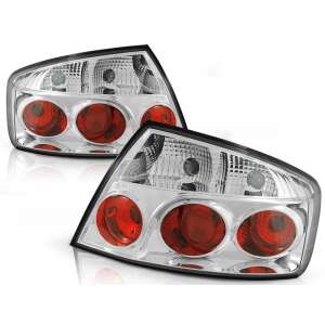 Peugeot 407 Sedan (2004-2010) króm hátsó lámpák párja - Autólámpa