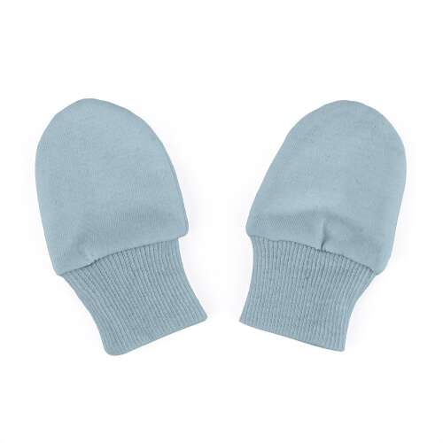 Pár Petite&Mars Smoothie újszülött karmolás elleni kesztyű égszínkék színben, puha és biztonságos újszülötteknek