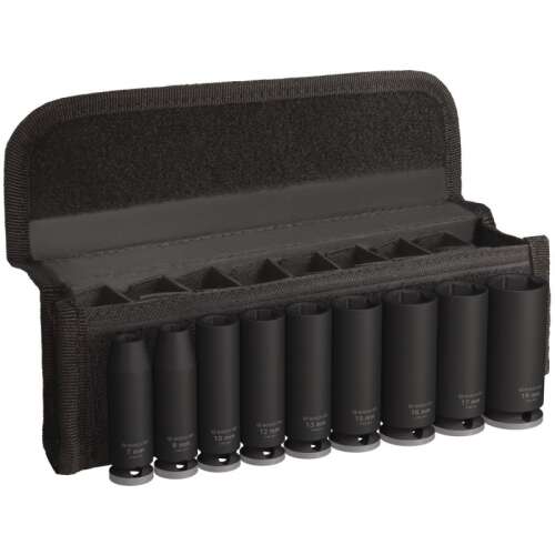 BOSCH PRO Gépi Dugókulcs Készlet - 3/8", 9 részes, 7-19 mm