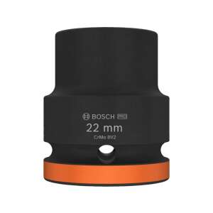Bosch PRO 3/4 hüvelykes 22 mm ütvecsavarozó foglalat, króm-molibdén acél, fekete kivitel - Dugókulcs