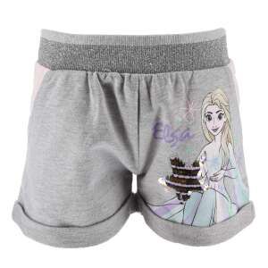 DISNEY Frozen Elsa sivé šortky pre dievčatá s trblietavým pásom - Bábätká & Batoľatá