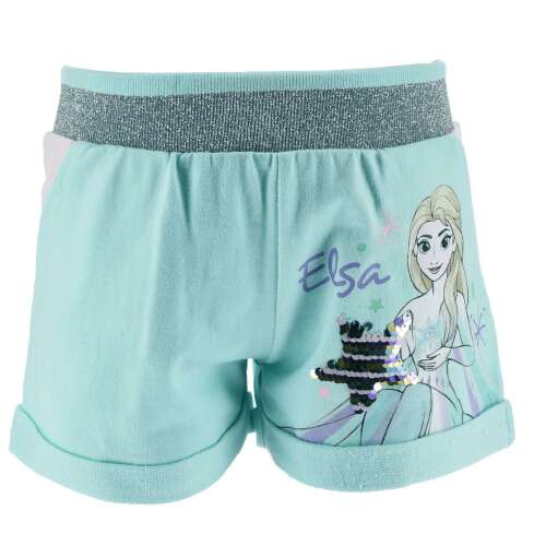 Disney Frozen Elsa Mädchen Shorts mit Glitzer, türkisblaue Farbe
