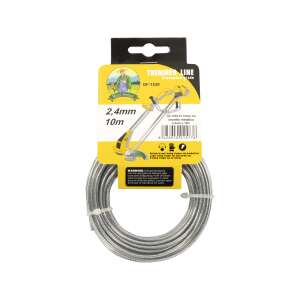 Trimmerhuzal/MTC fém betéttel 10M 2,4mm 99763448 - Fűkasza damilfej