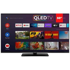 Aiwa QLED-850UHD-SLIM 50 hüvelykes 4K UHD Android okostévé QLED és DLED technológiával - Aiwa