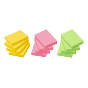 Info Notes Öntapadós Jegyzettömb - 3x100 Lap, 50x40mm