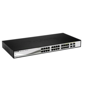 D-Link DGS-1210-26 Zarządzalny Przełącznik Rackmount Widok pod kątem - D-Link
