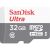 Zbliżenie karty SanDisk Ultra 32GB microSDHC