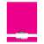 Nebulo A4 grid notebook with pink cover