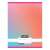 Nebulo A4 grid notebook with gradient design