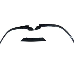 AutoVision Nowy Cupra Bat-Lip 3 szt. Pokryty węglem, Spoiler zderzaka przedniego, Model uniwersalny, Czarny błyszczący - Zderzak