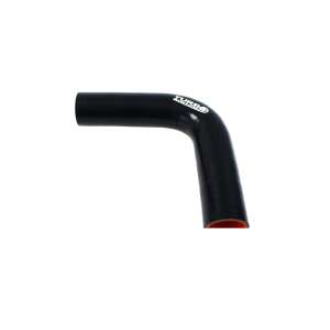 TurboWorks 90° 67mm XL Silicone Elbow, Black with Red Inner - TurboWorks
