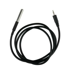 V-TAC IP66 Vízálló Hőmérséklet Érzékelő Szonda Audio Jack Csatlakozóval - V-TAC