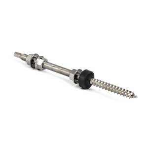 G21 tetőcsavar M10 x 250 mm rozsdamentes acélból, tömítő alátéttel és anyákkal - G21