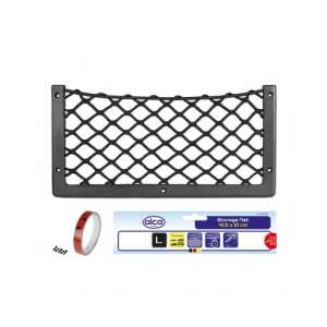 Alca Car Storage Net 415 x 210 mm, black, with adhesive tape and screws - Car Organizer
