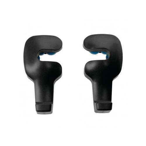 2 pack black car headrest hooks