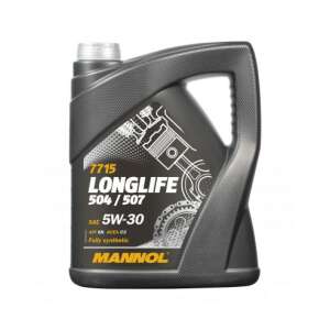 MANNOL O.E.M. Longlife 504/507 5W-30 LL motorolaj, 5 literes kiszerelésben - Mannol
