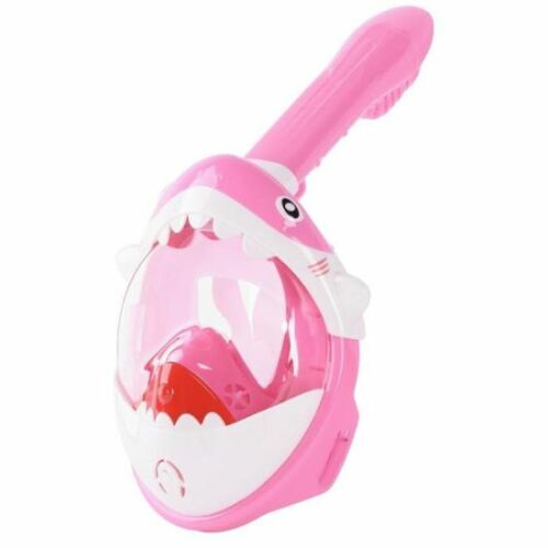 Kids Shark Design Snorkeling Mask, Pink 125164116