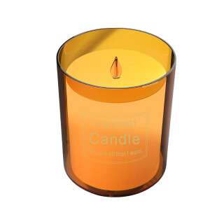 Scented candle diffuser, LED light, USB powered, aromatherapy, humidifier, relaxing atmosphere, home decor - Air Freshener