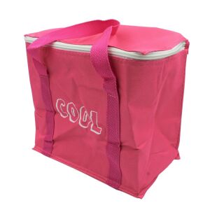 Розова термо чанта Excellent Houseware с текст 'COOL' - Носител на храна и напитки
