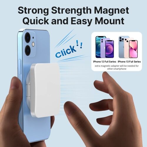 Magnetic Phone Mount for iPhone 12 and 13 Series, Quick and Easy Installation