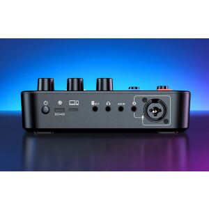 Ulanzi MT-33 audio interface back view with ports and controls - Tripod