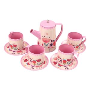 Pink Cafe - Gyerek Kávés Játékkészlet - 12 db