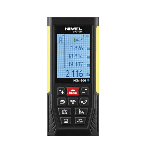 Nivel System HDM-50G Laser-Entfernungsmesser mit Digitalanzeige