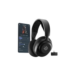 SteelSeries Arctis Nova 5 Black Gaming Headset with App and Wireless Adapter - Steelseries