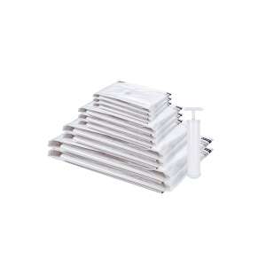 Vakuum-Aufbewahrungstaschen mit Handpumpe, TOO HA-104, 8er-Set - Lagerung & Organisation