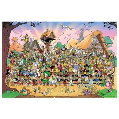 Asterix 3000 Teile Puzzle, mit den Charakteren aus der Asterix Comic-Serie