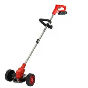 KIYOSHI 24V akumulátorový vyžínač s kolieskami a krovinorez - Kosačky na trávu a orezávačky