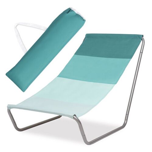 Maverick sklopiva ležaljka za plažu s torbom, zelena
