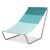 Składane krzesło plażowe Maverick, zielone