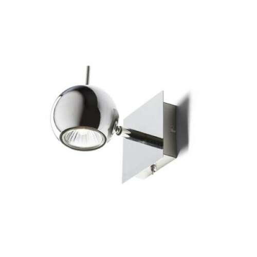 GLOSSY I króm 230V LED GU10 8W fali lámpa állítható reflektorral - Spotlámpa
