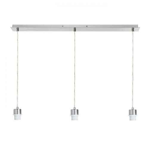 MORE 80 mennyezeti függőlámpa alap króm 230V E27 3x42W - Függeszték