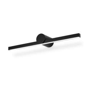 LUISA 60 fekete fali lámpa, 230V LED 12W IP54 3000K - Lámpa & Világítás