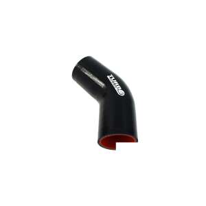 TurboWorks 45° Black 51mm Silicone Elbow, Reinforced 4-ply, 5.5mm Wall Thickness, 5.5 Bar Pressure, -50°C to +260°C Temperature Resistance - TurboWorks
