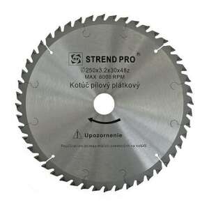 Strend Pro 250mm circular saw blade, 48 teeth, for wood - Tool accessories